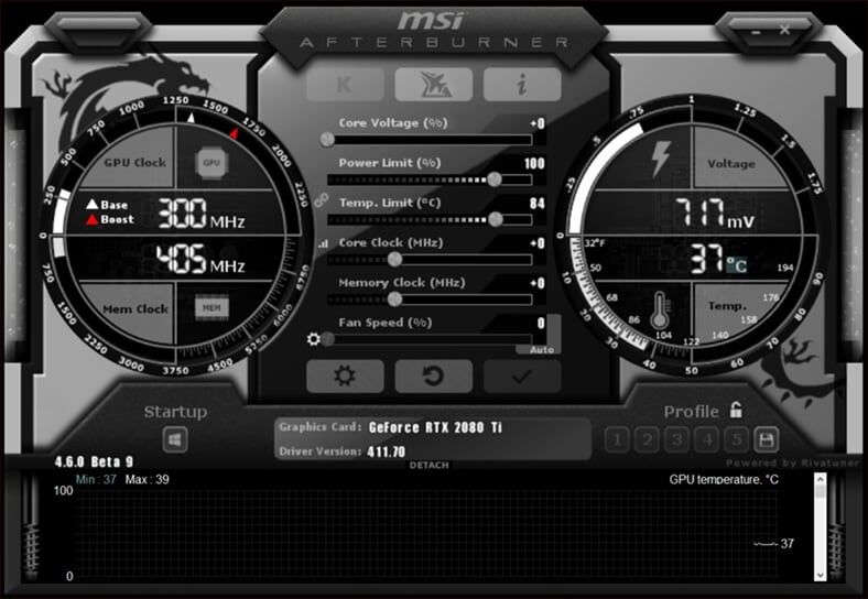 MSI Afterburner photo