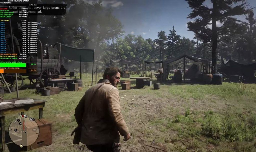 Image of RDR2 Running on RTX 3090