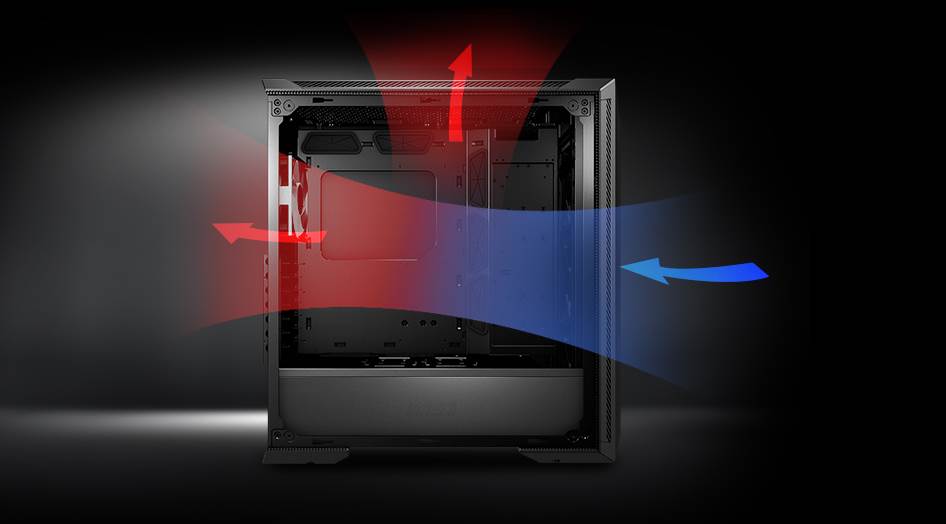 Image of how your pc case airflow should be