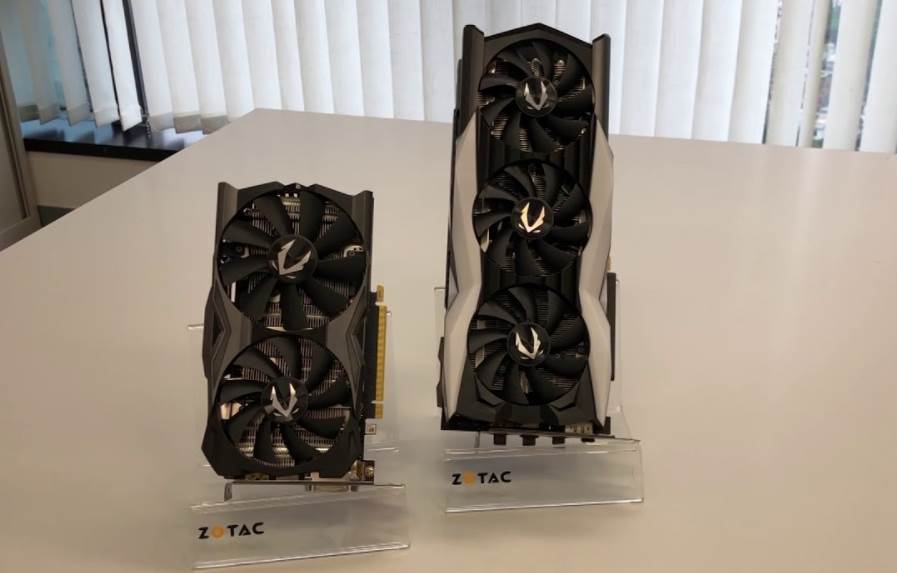 image of two zotac rtx gpus