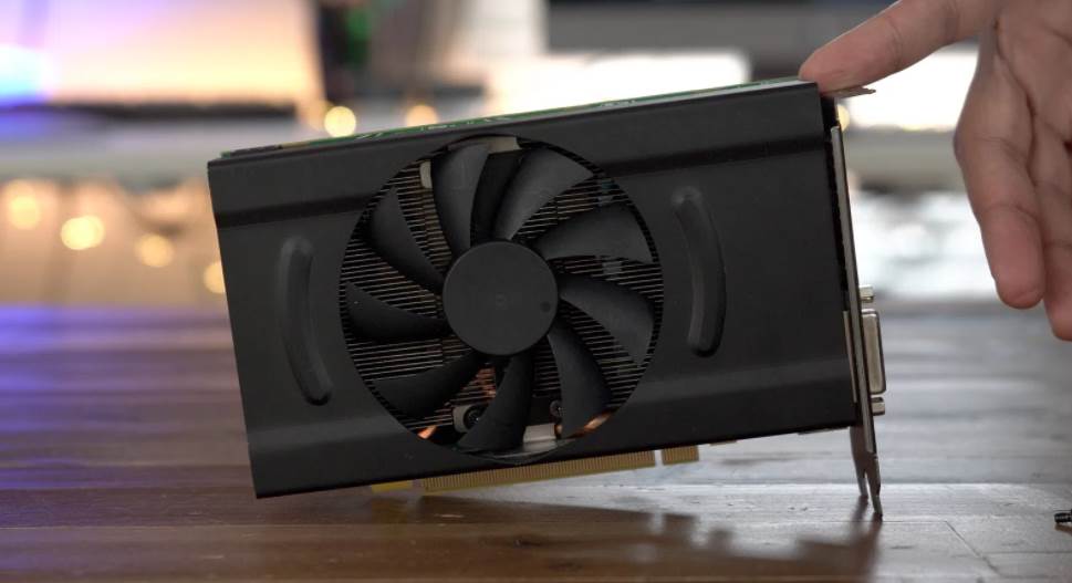 image of a single fan mini gpu