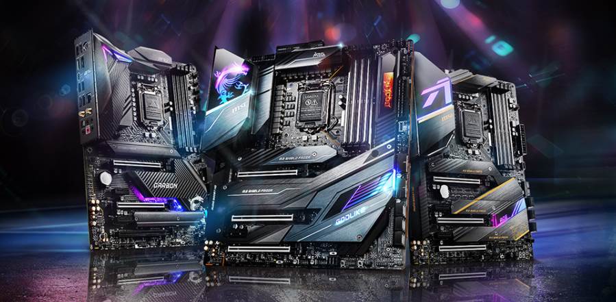 image of three msi gaming motherboards