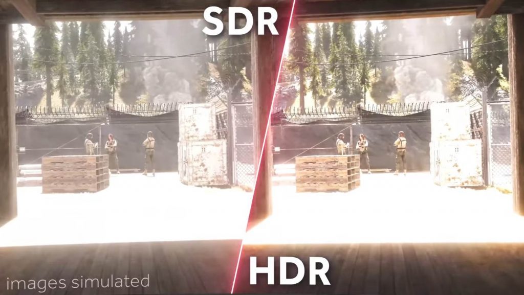 Difference of SDR vs HDR in gaming