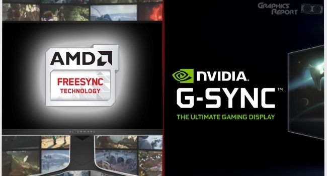 CGI of AMD Freesync and nvidia g sync
