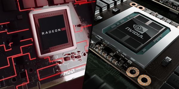 CGI of inside of Nvidia and AMD GPU