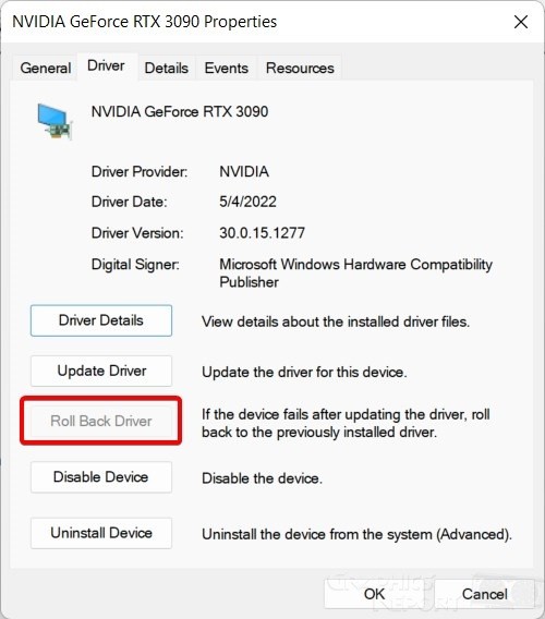 Showing how to Rollback OR update your GPU drivers