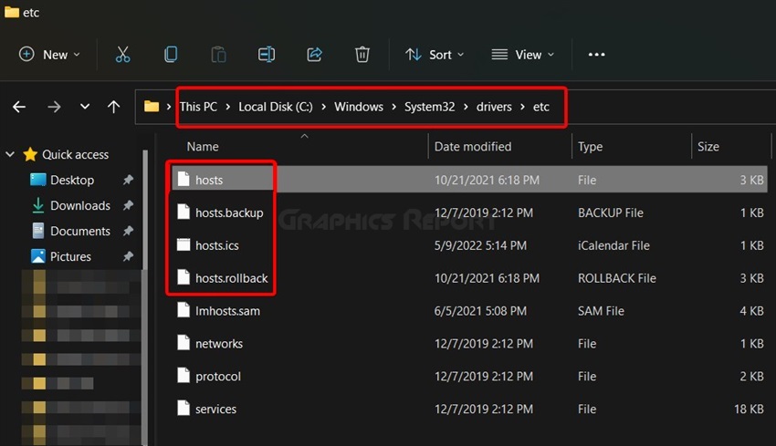driver and etc folder in windows 11