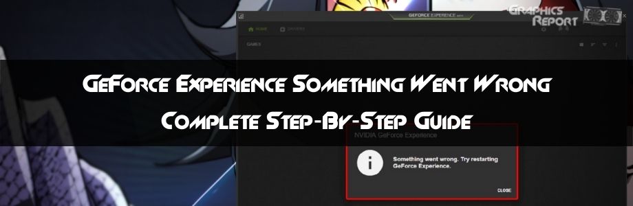 geforce experience error