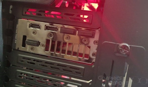 output ports in the back of my pc