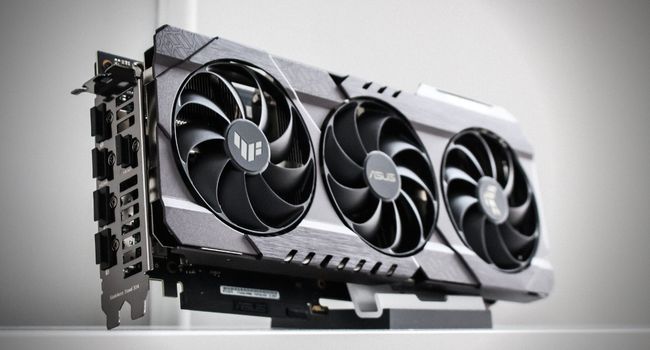 Image of rtx 30 series card by asus tuf