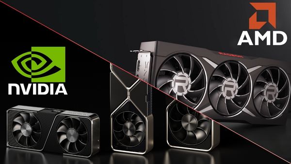 CG Images of amd and Nvidia gpus