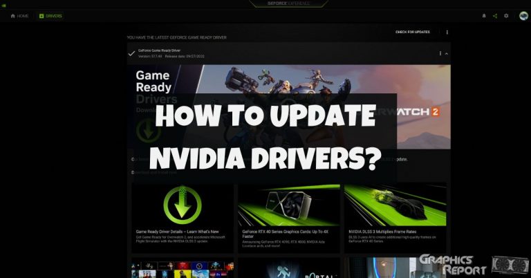 How To Update Nvidia Drivers