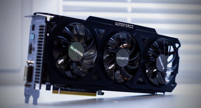 Image of Gigabyte Windforce tri fan gpu