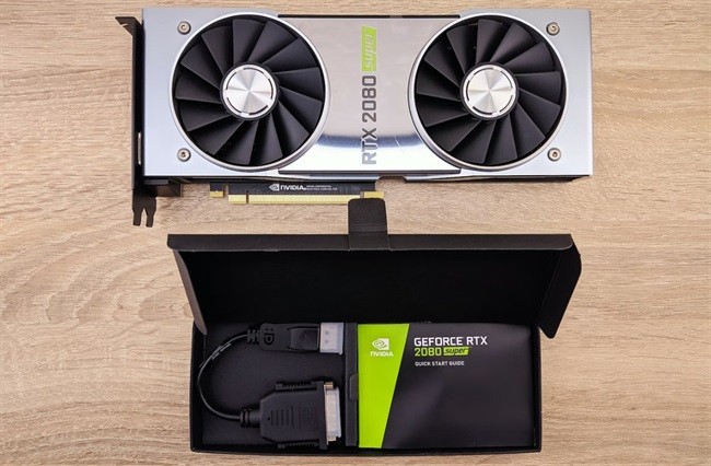 Image of rtx 2080 super with the box