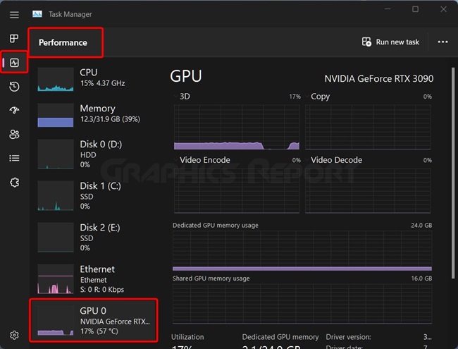 Showing how to check GPU stats in task manager