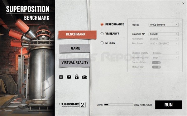 SuperPosition Benchmark Tool