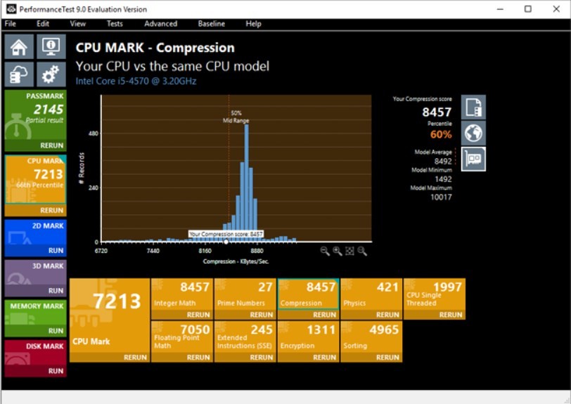 PassMark benchmarking tool