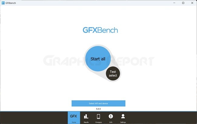 gfxbench benchmarking tool